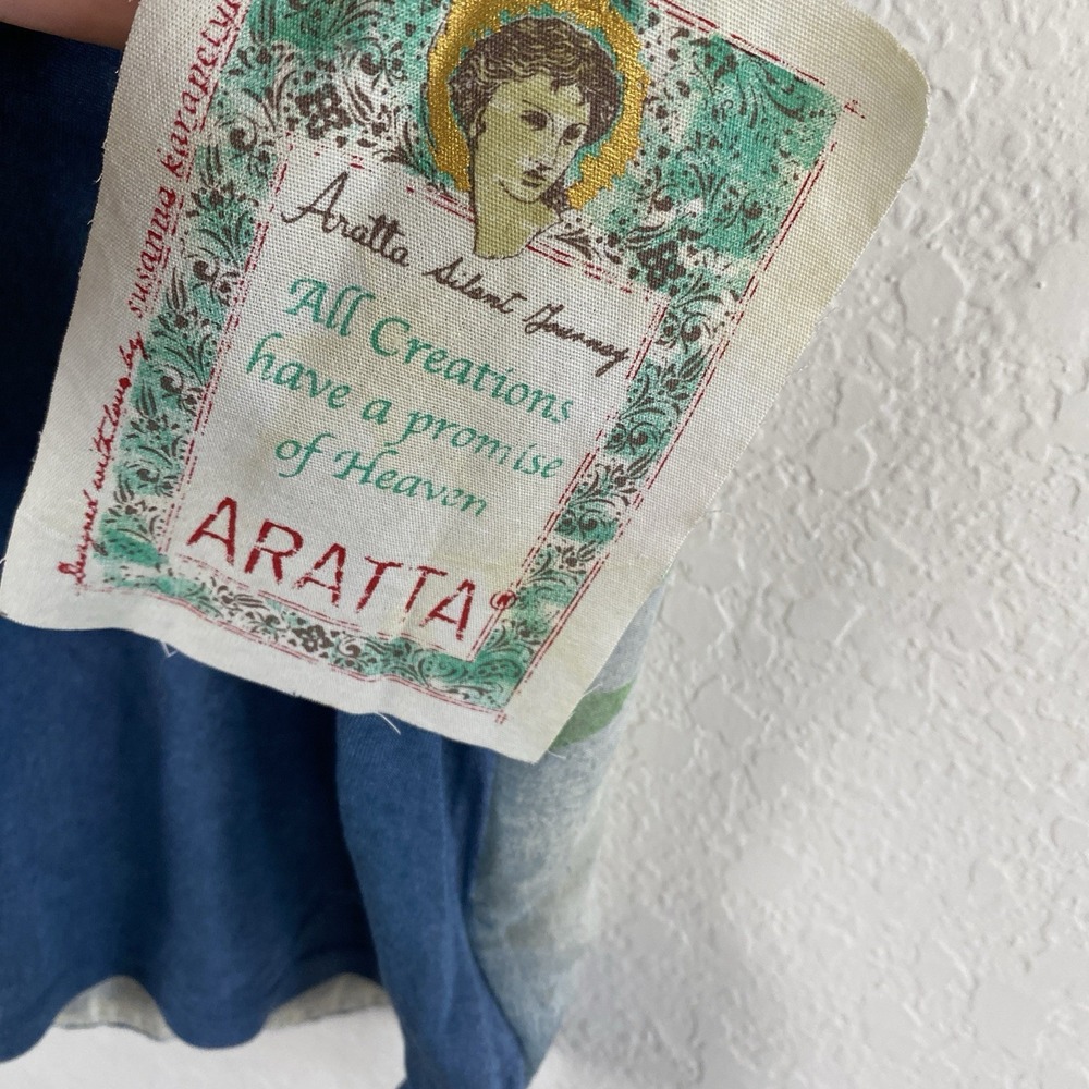 Aratta Silent Journey Gingham Tee - XL - Picture 4 of 6